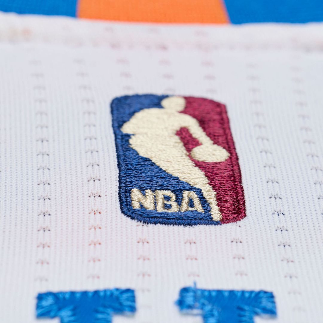 New York Knicks Carmelo Anthony Mitchell & Ness 2015 - 16 Hardwood Classics Authentic Jersey - White