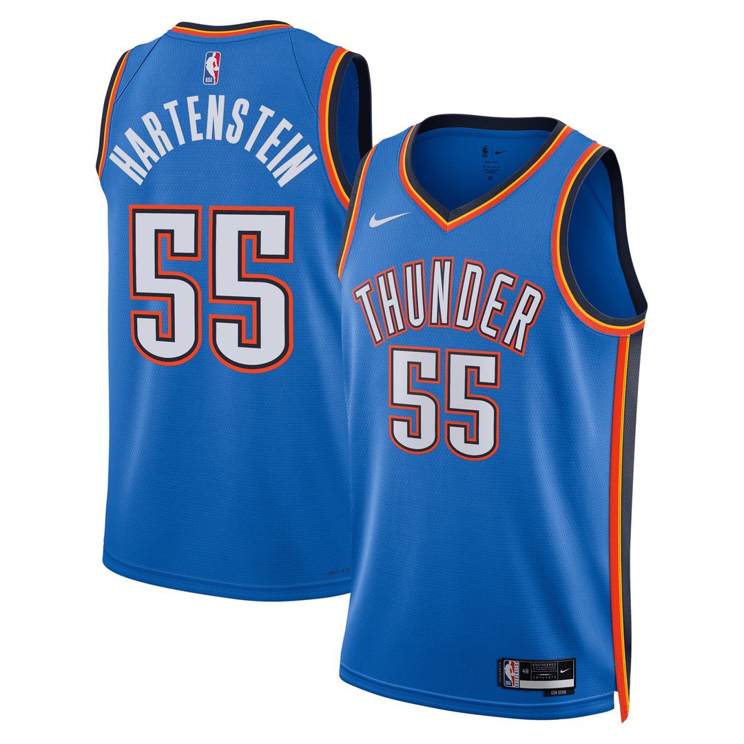 Oklahoma City Thunder Isaiah Hartenstein Nike Unisex Swingman Jersey - Icon Edition - Blue