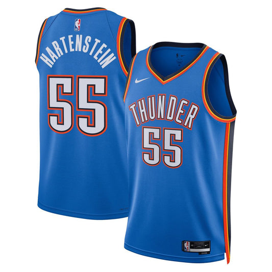 Oklahoma City Thunder Isaiah Hartenstein Nike Unisex Swingman Jersey - Icon Edition - Blue