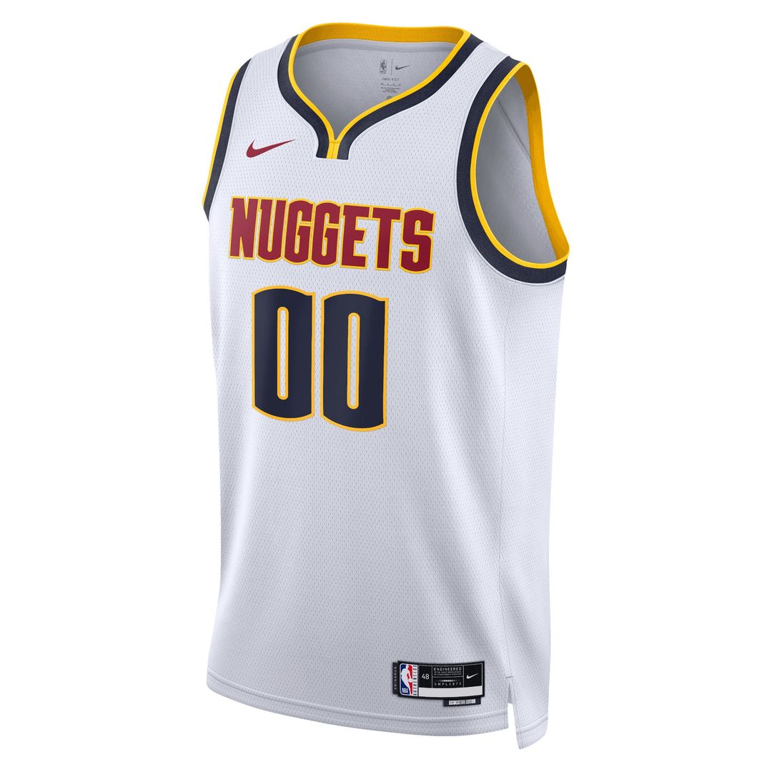 Denver Nuggets Nike Unisex Swingman Custom Jersey Navy - Icon Edition