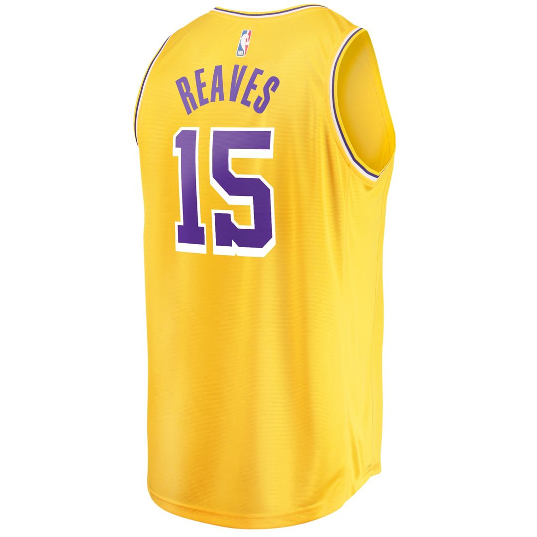 Los Angeles Lakers Austin Reaves Fanatics Fast Break Player Jersey - Icon Edition - Gold