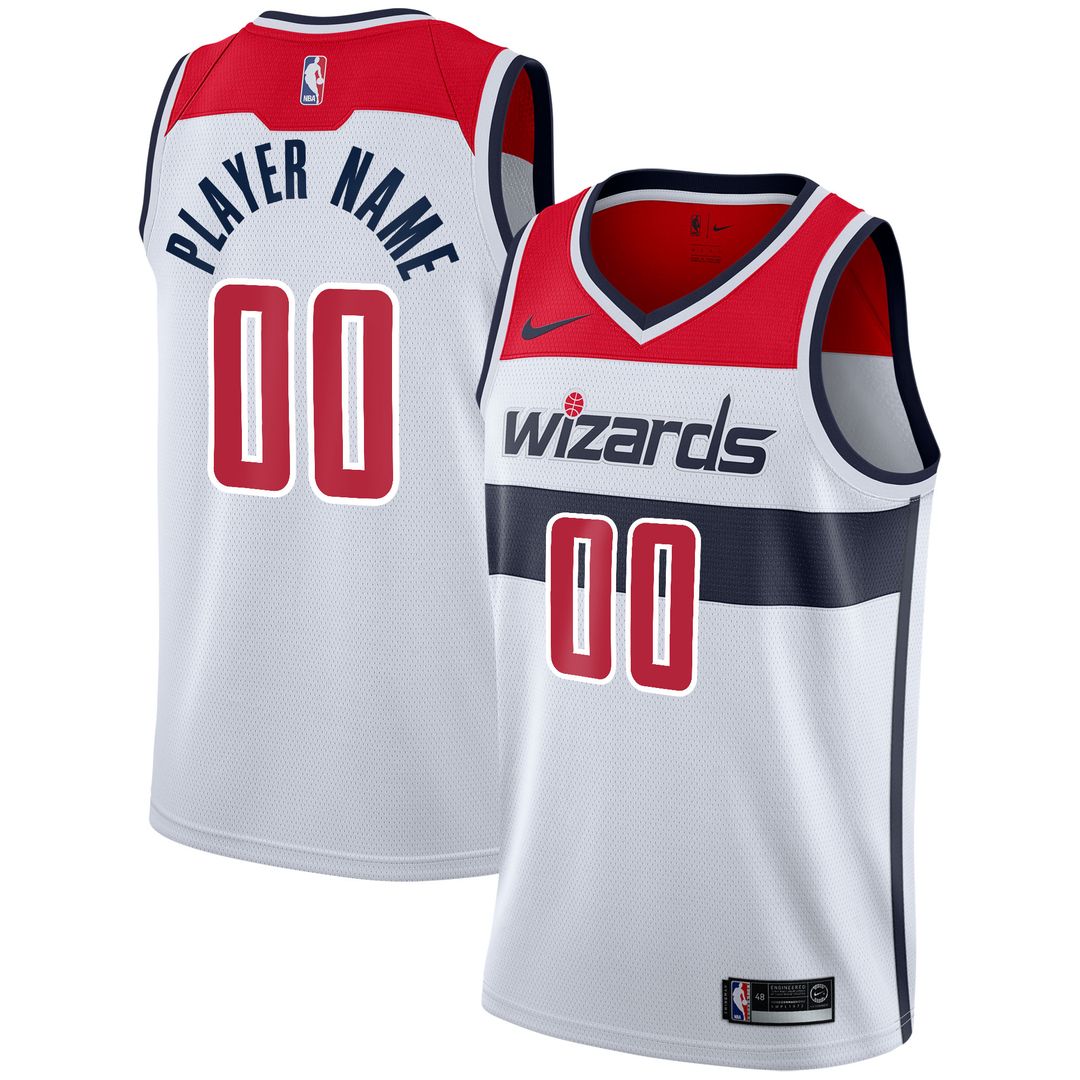 Washington Wizards Nike 2020/21 Swingman Custom Jersey - Icon Edition - Red
