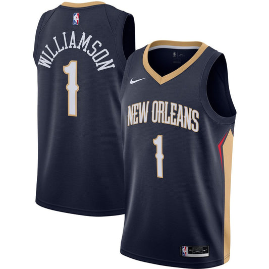 New Orleans Pelicans Zion Williamson Nike Swingman Jersey - Navy - Icon Edition
