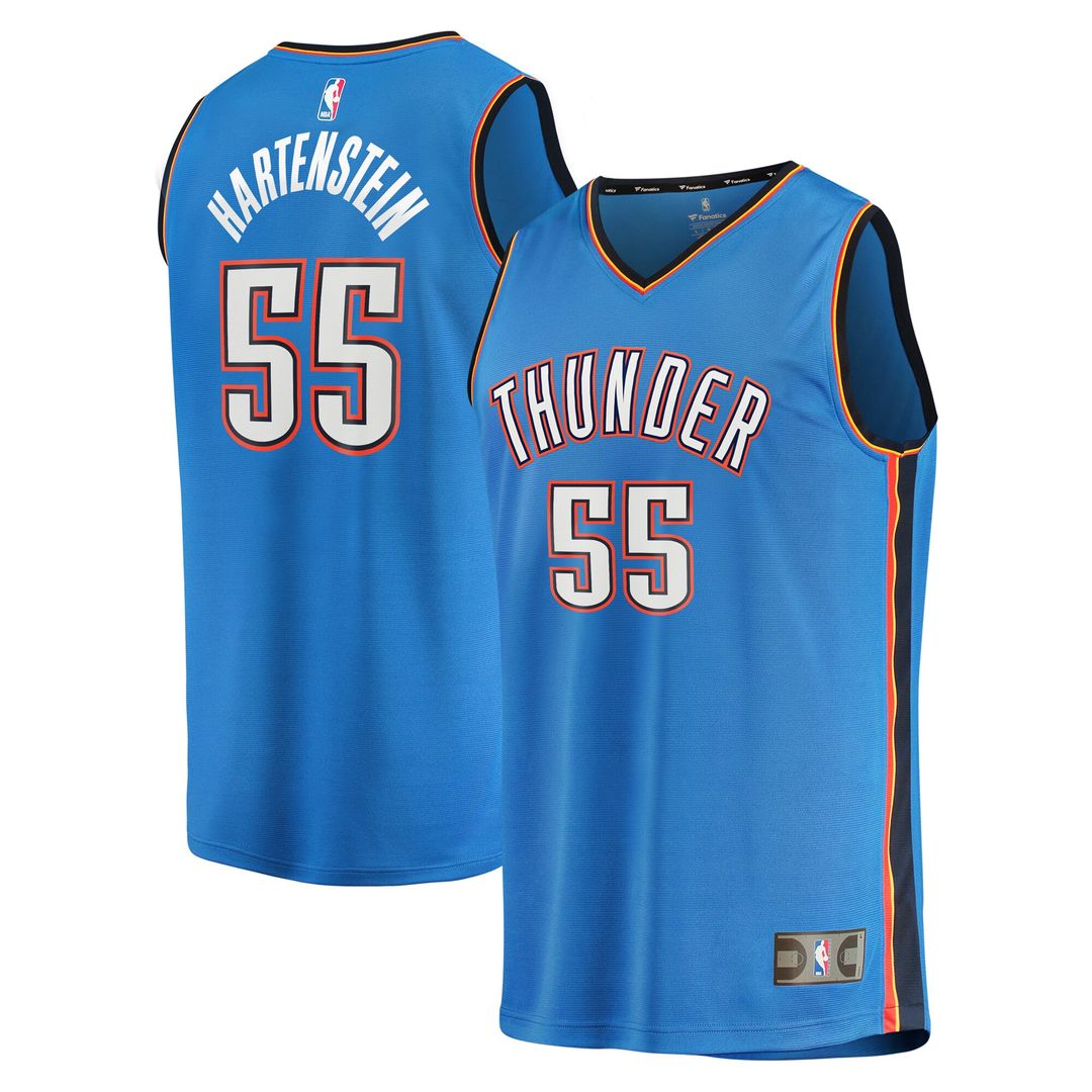 Oklahoma City Thunder Isaiah Hartenstein Fanatics Fast Break Replica Player Jersey - Icon Edition - Blue