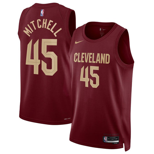 Cleveland Cavaliers Donovan Mitchell Nike Unisex Swingman Jersey - Icon Edition - Wine