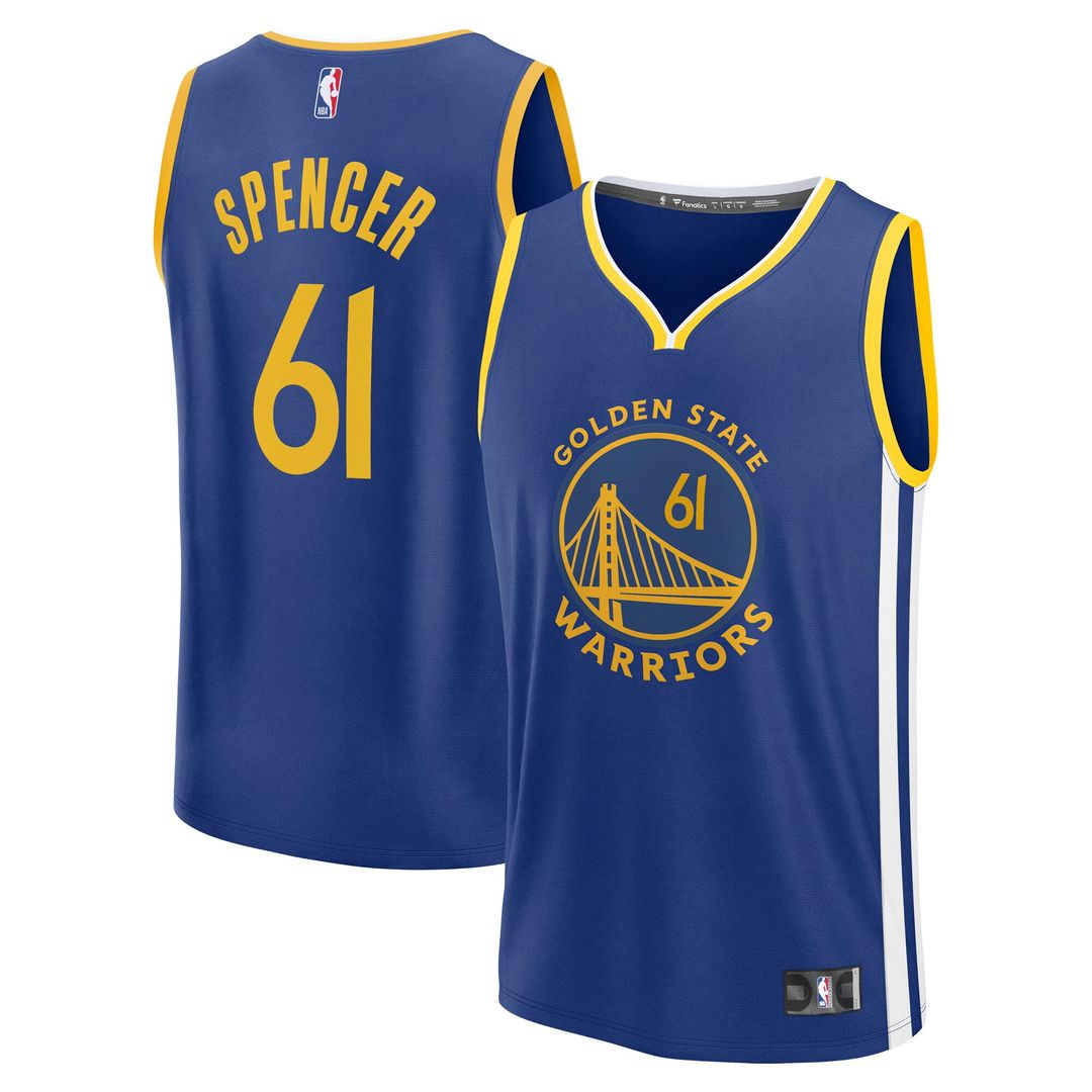 Golden State Warriors Pat Spencer Fanatics Fast Break Replica Player Jersey - Icon Edition - Royal