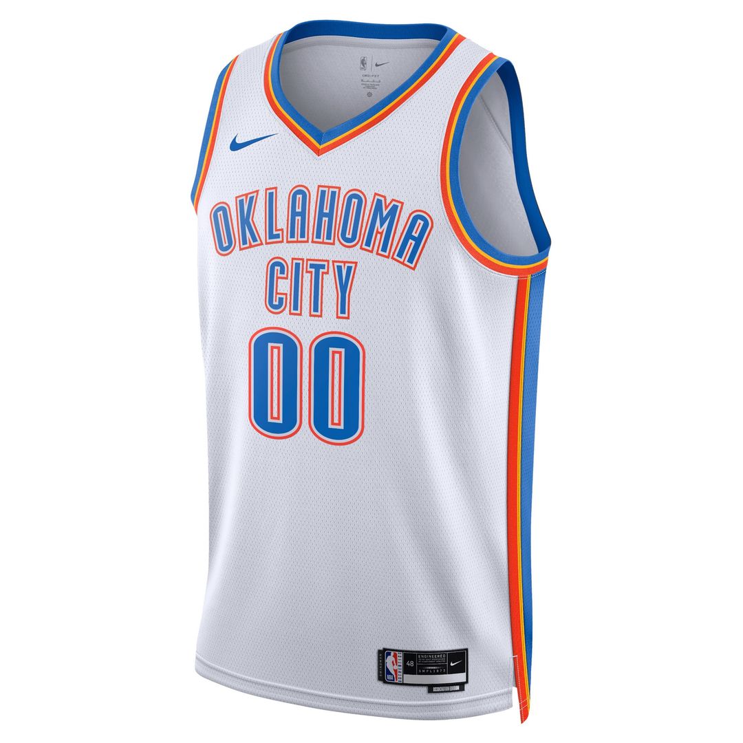 Oklahoma City Thunder Nike Unisex Swingman Custom Jersey Blue - Icon Edition