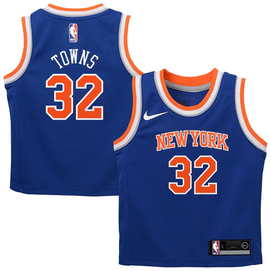 New York Knicks Karl - Anthony Towns Nike Preschool Replica Swingman Jersey - Icon Edition - Blue