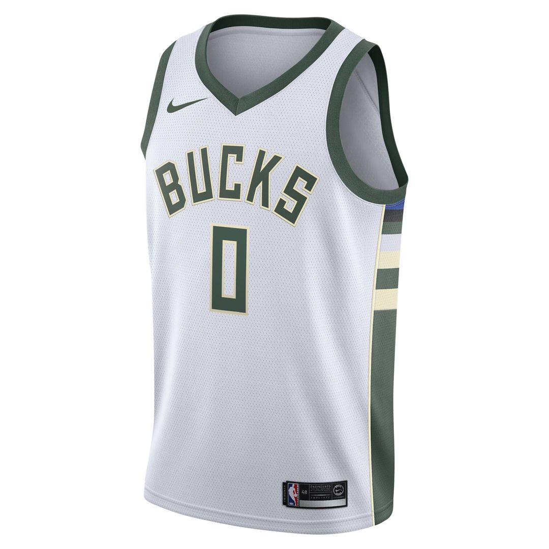 Milwaukee Bucks Damian Lillard Nike Unisex Swingman Player Jersey - Association Edition - White
