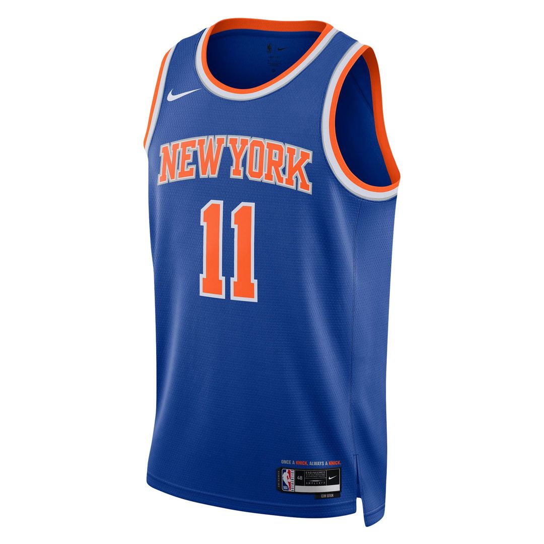 New York Knicks Jalen Brunson Nike Unisex Swingman Jersey - Icon Edition - Blue