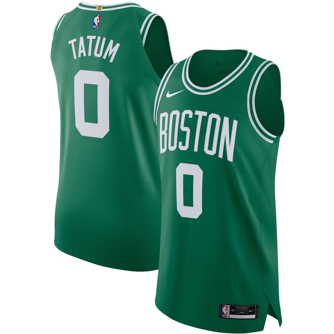 Boston Celtics Jayson Tatum Nike Authentic Jersey - Icon Edition - Kelly Green