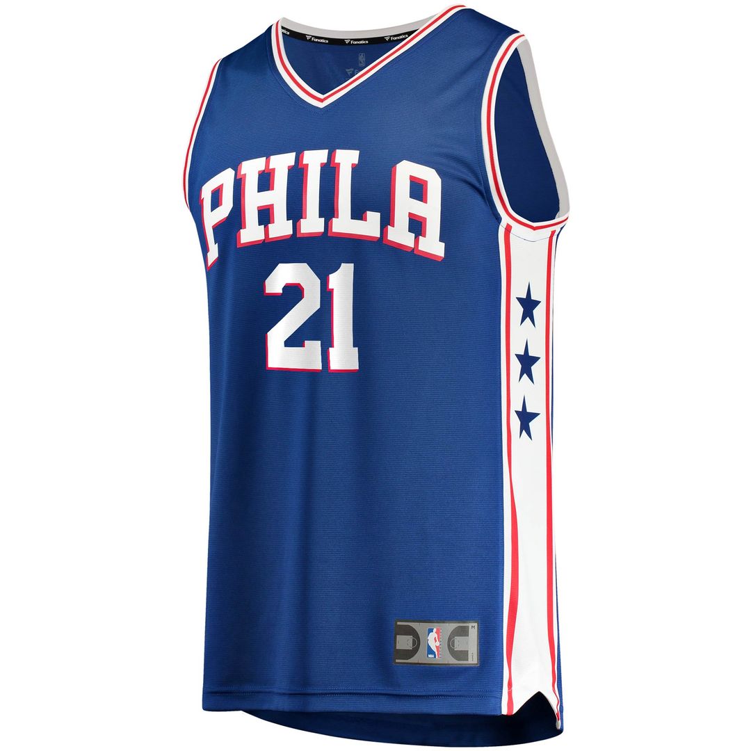 Philadelphia 76ers Joel Embiid Fanatics Replica Jersey - Association Edition - White