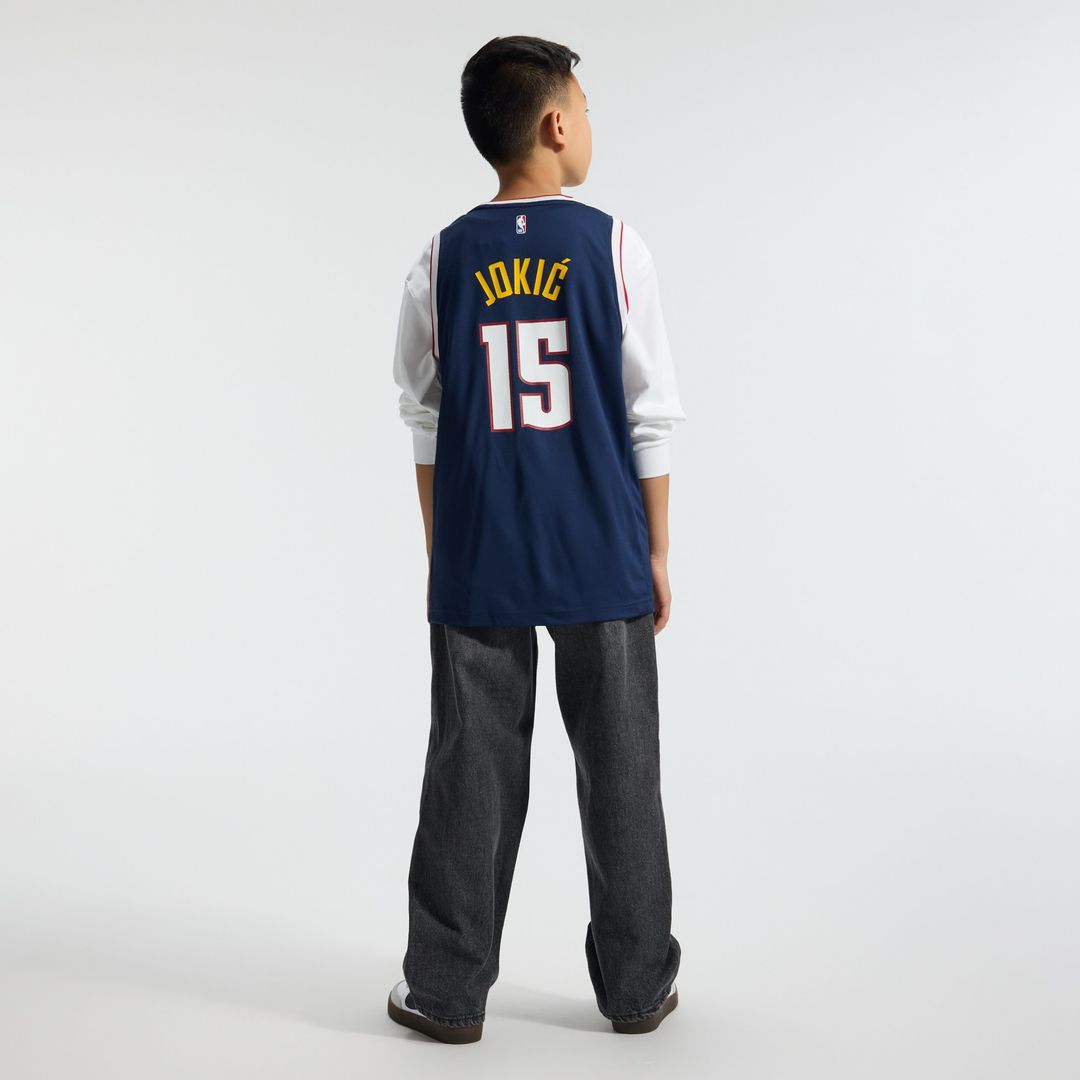 Denver Nuggets Nikola Jokic Fanatics Youth Fast Break Replica Player Jersey - Icon Edition - Navy