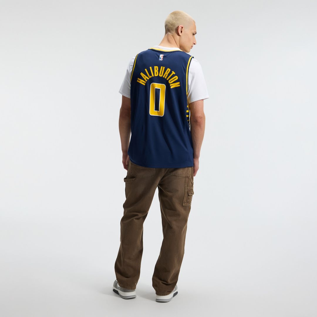 Indiana Pacers Tyrese Haliburton Fanatics Fast Break Replica Jersey - Navy - Icon Edition
