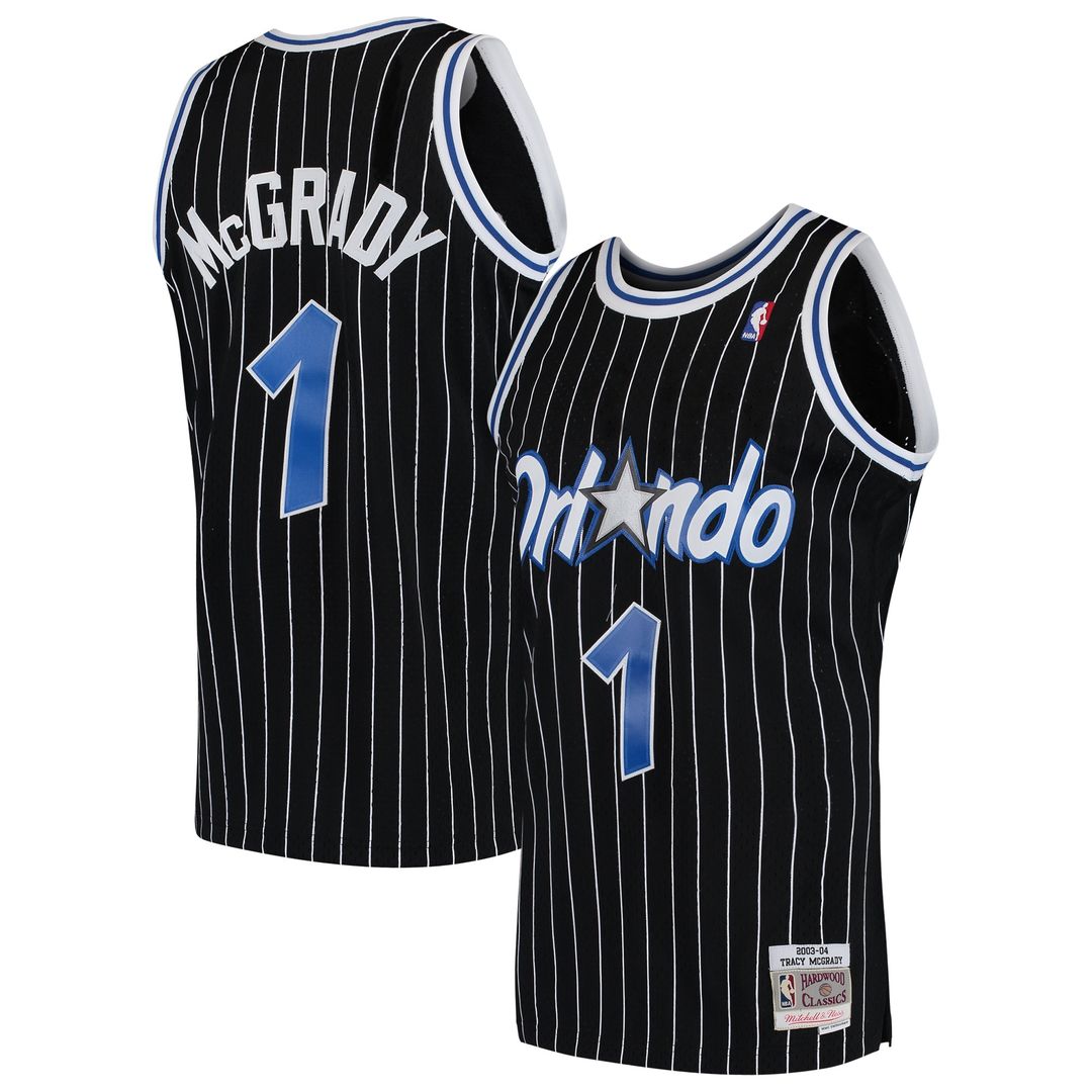 Orlando Magic Tracy McGrady Mitchell & Ness Hardwood Classics Swingman Jersey - Black