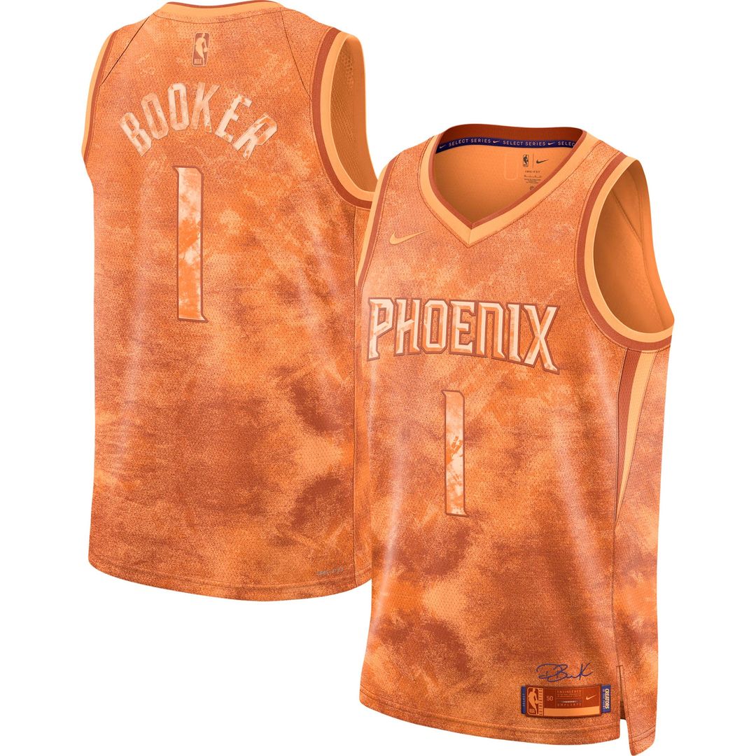 Phoenix Suns Devin Booker Nike Unisex Select Series Swingman Jersey - Orange
