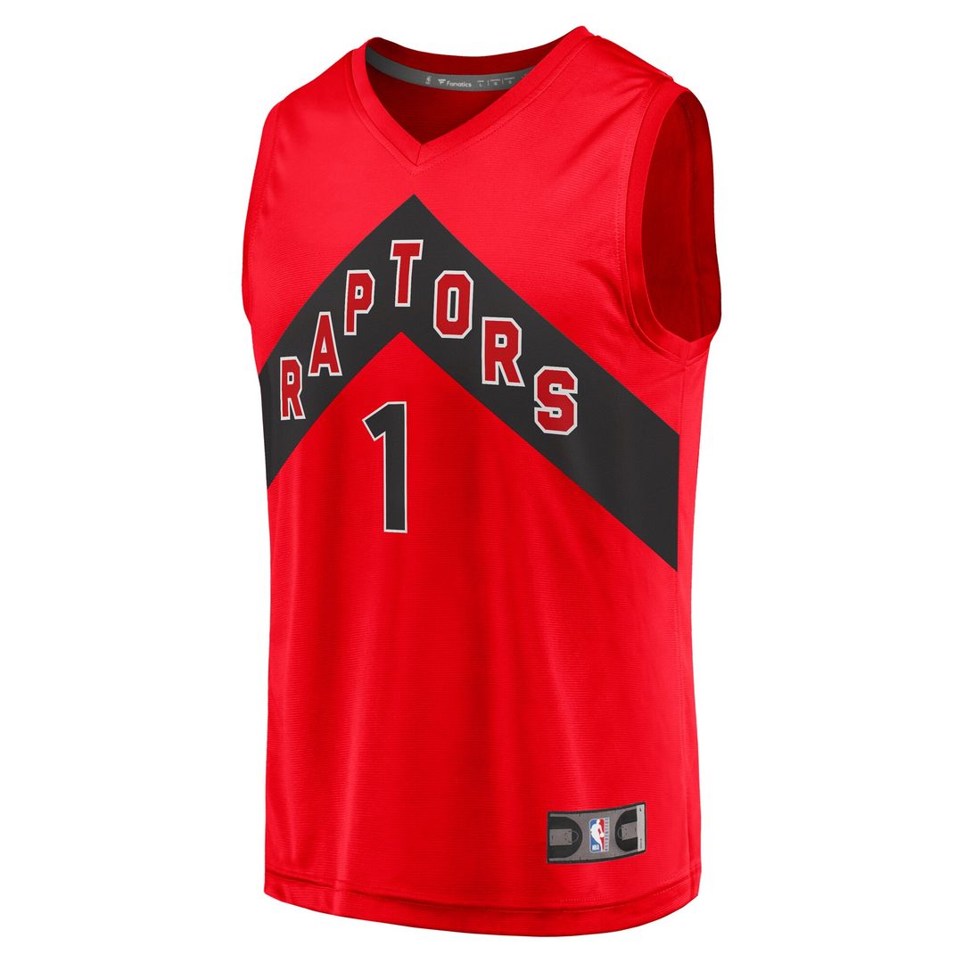 Toronto Raptors Gradey Dick Fanatics Fast Break Player Jersey - Icon Edition - Red