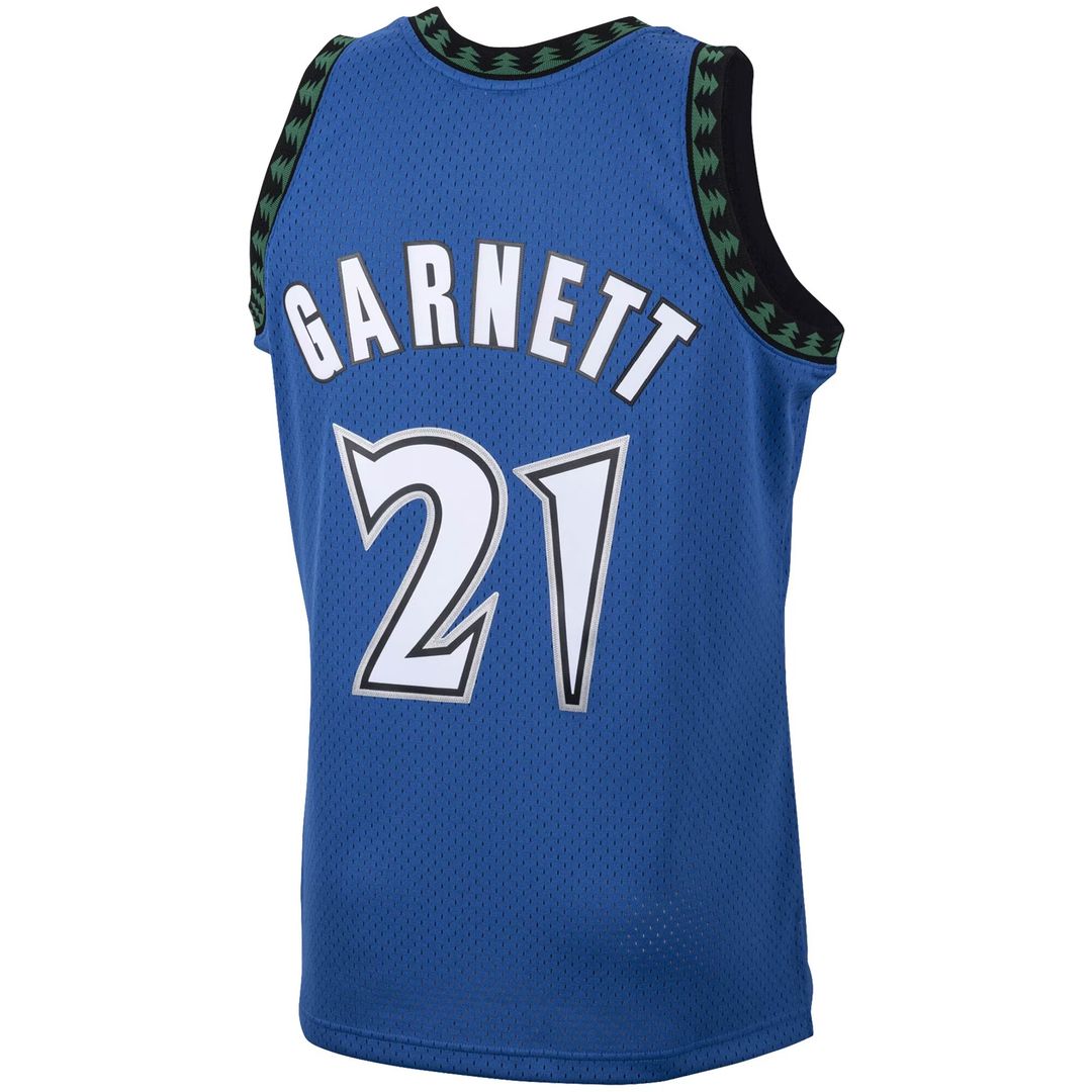 Minnesota Timberwolves Kevin Garnett Mitchell & Ness Big & Tall 2003/04 Hardwood Classics Swingman Jersey - Blue