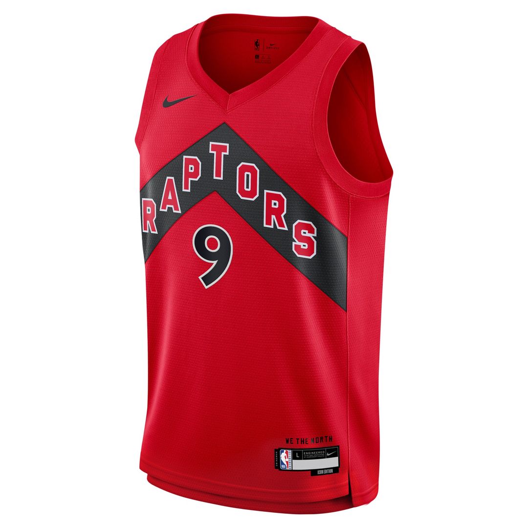 Toronto Raptors RJ Barrett Nike Youth Swingman Jersey - Icon Edition - Red