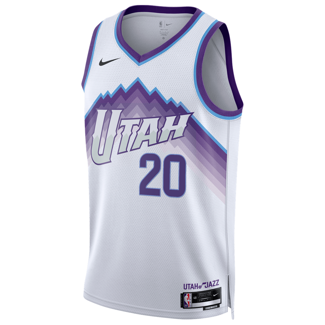 Utah Jazz Jaren Jackson Jr. Nike Unisex Swingman Jersey - Association Edition - White