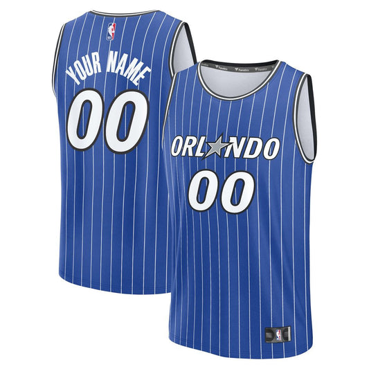 Orlando Magic Fanatics Youth Fast Break Replica Custom Jersey - Icon Edition - Blue