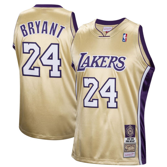 Los Angeles Lakers Kobe Bryant Mitchell & Ness Hall of Fame Class of 2020 #24 Authentic Hardwood Classics Jersey - Gold