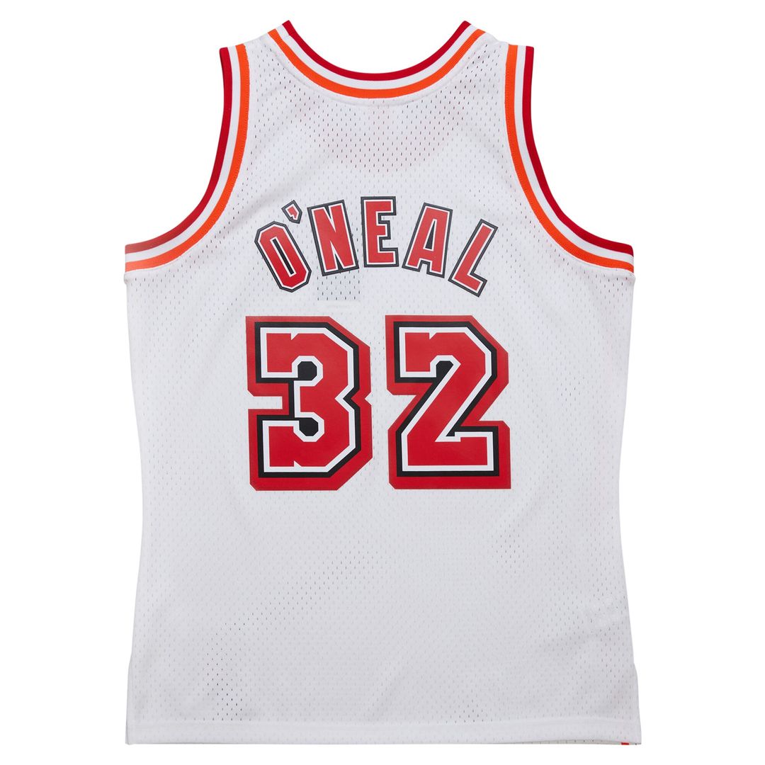 Miami Heat Shaquille O'Neal Mitchell & Ness 2007/08 Hardwood Classics Swingman Jersey - White