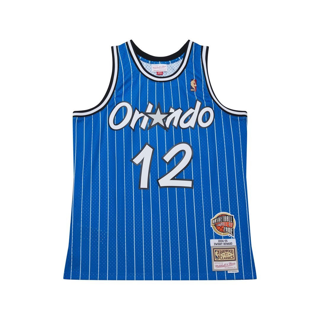 Orlando Magic Dwight Howard 2004/05 Hardwood Classics Hall of Fame Swingman Jersey - Blue