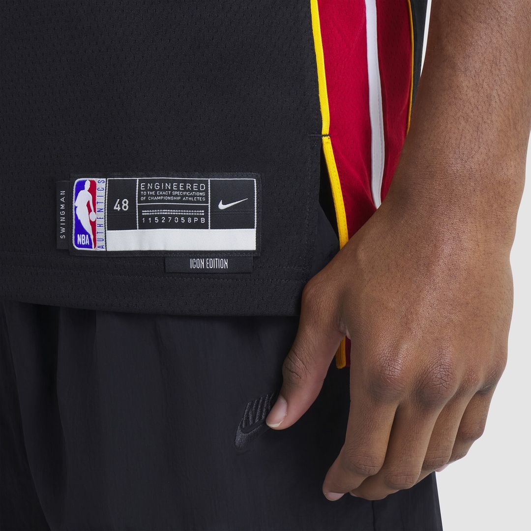 Miami Heat Tyler Herro Nike Unisex Swingman Jersey - Icon Edition - Black