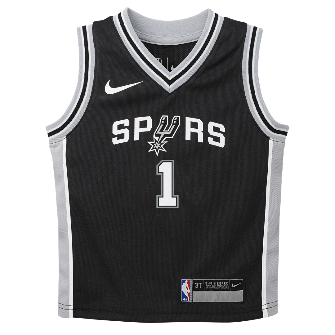 San Antonio Spurs Victor Wembanyama Nike Infant Swingman Jersey - Icon Edition - Black