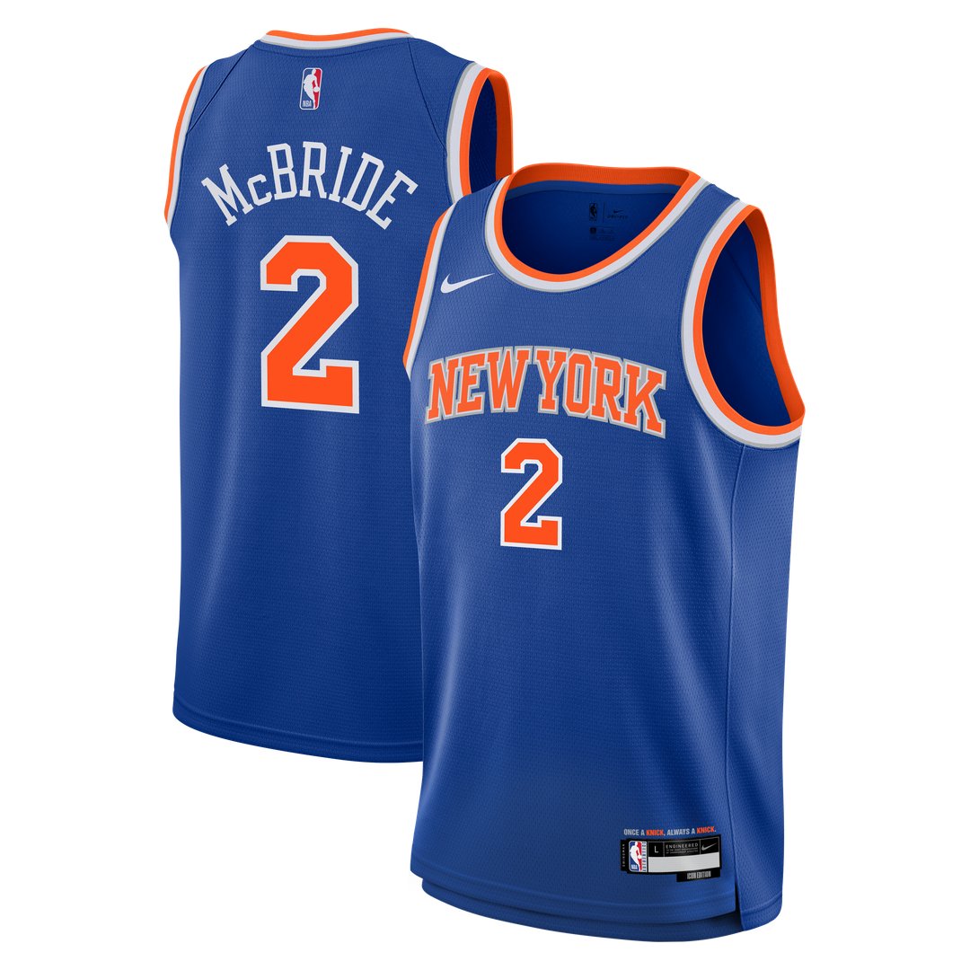 New York Knicks Miles McBride Nike Youth Swingman Jersey - Icon Edition - Blue