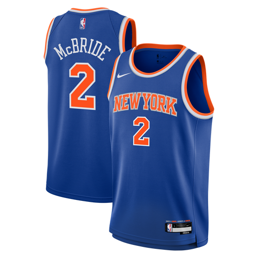 New York Knicks Miles McBride Nike Youth Swingman Jersey - Icon Edition - Blue