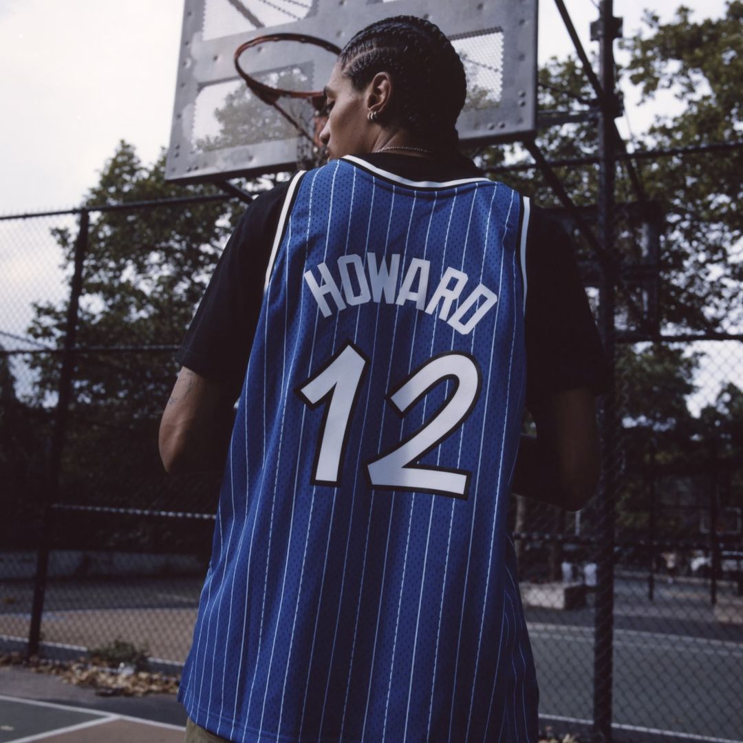 Orlando Magic Dwight Howard 2004/05 Hardwood Classics Hall of Fame Swingman Jersey - Blue