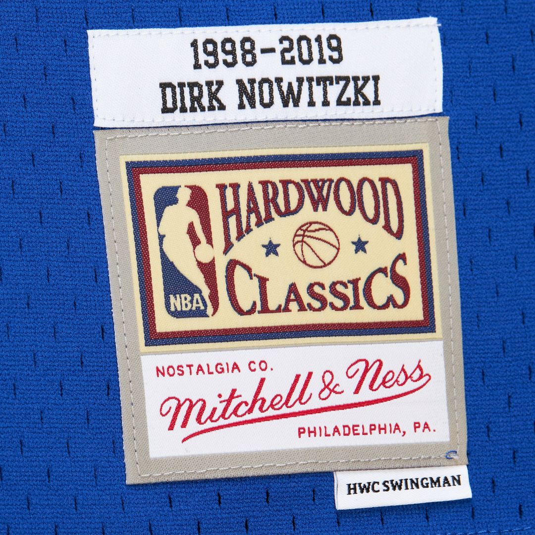 Dallas Mavericks Dirk Nowitzki 1998 Swingman Jersey - Royal