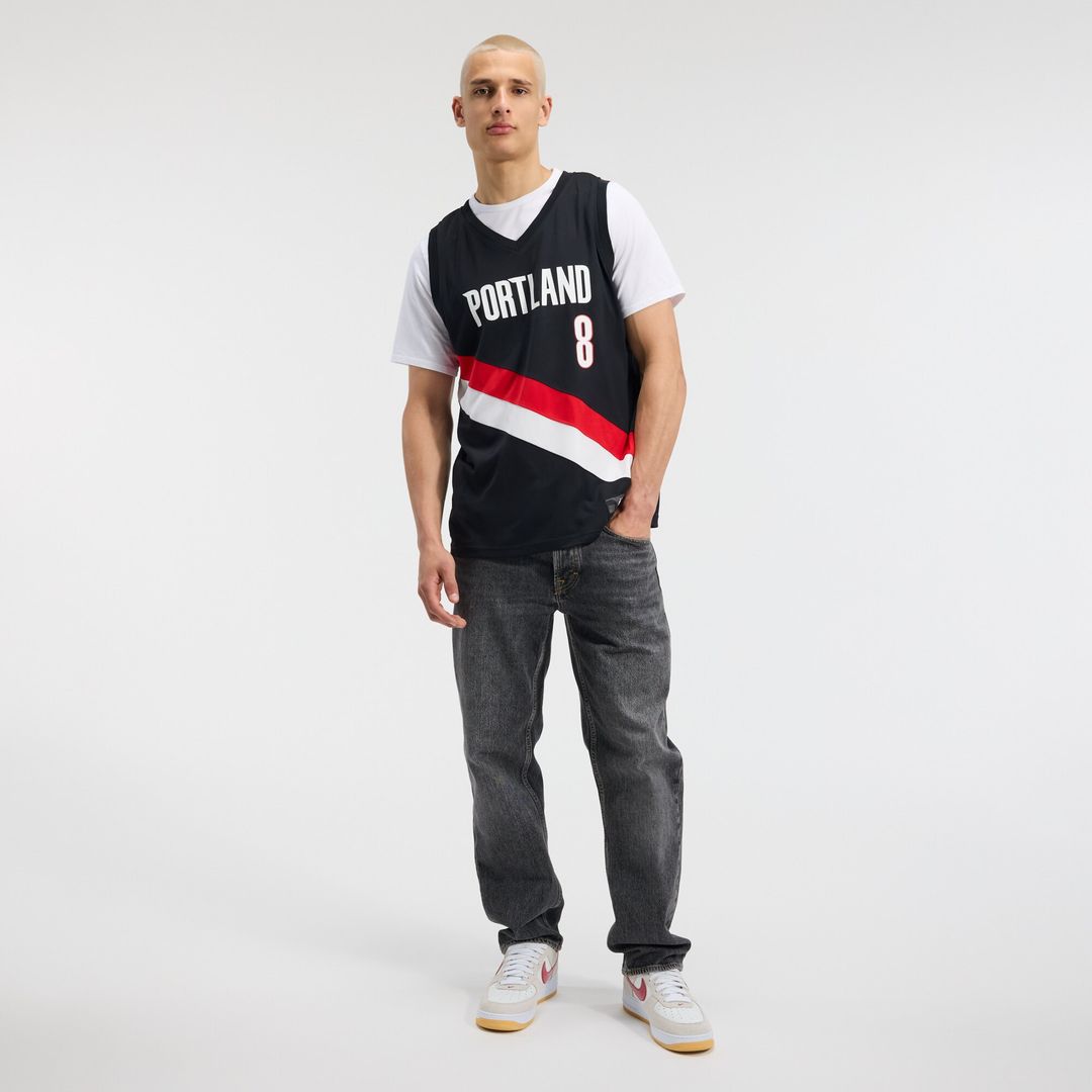 Portland Trail Blazers Deni Avdija Fanatics Fast Break Replica Jersey - Icon Edition - Black