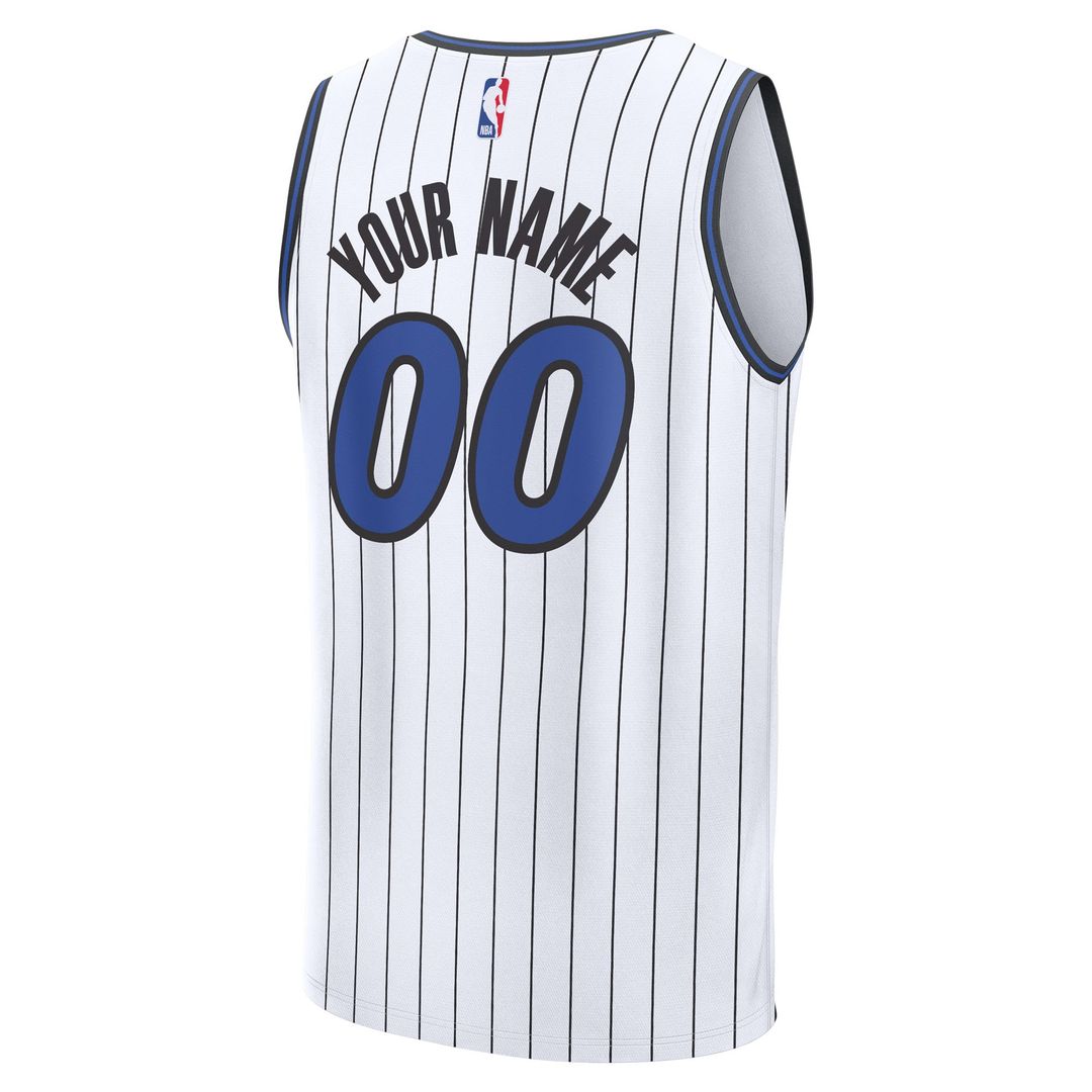 Orlando Magic Fanatics Youth Fast Break Replica Custom Jersey - Association Edition - White
