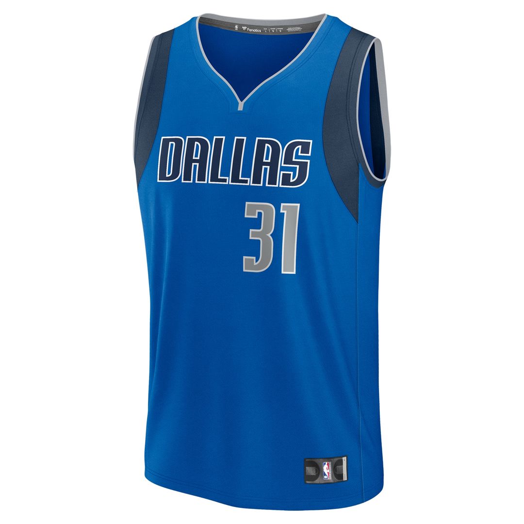 Dallas Mavericks Klay Thompson Fanatics Fast Break Replica Player Jersey - Icon Edition - Blue