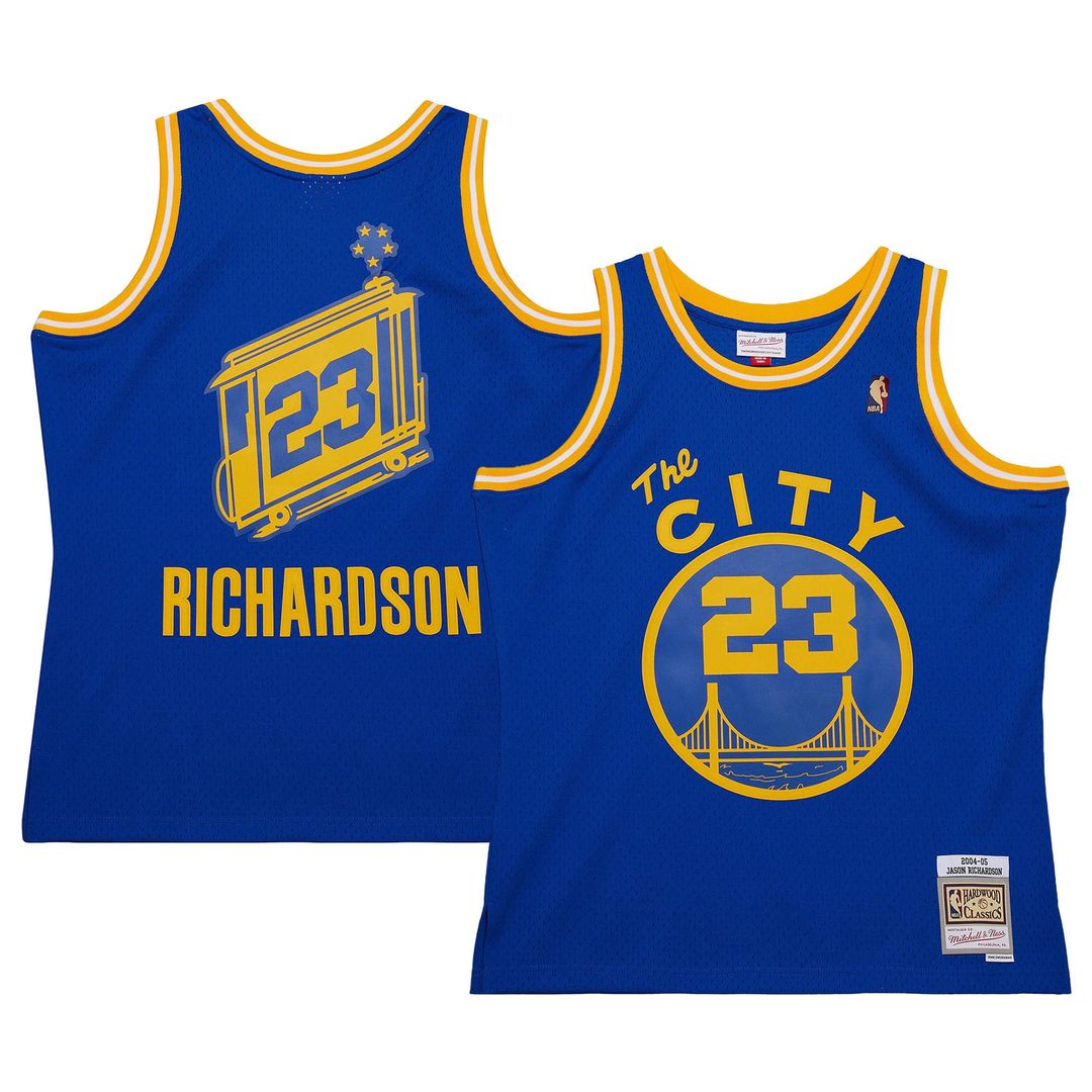 Golden State Warriors Jason Richardson Mitchell & Ness 2004/05 Hardwood Classics Swingman Jersey - Royal