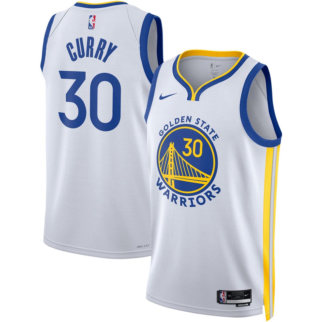 Golden State Warriors Stephen Curry Nike Unisex Swingman Jersey - Association Edition - White