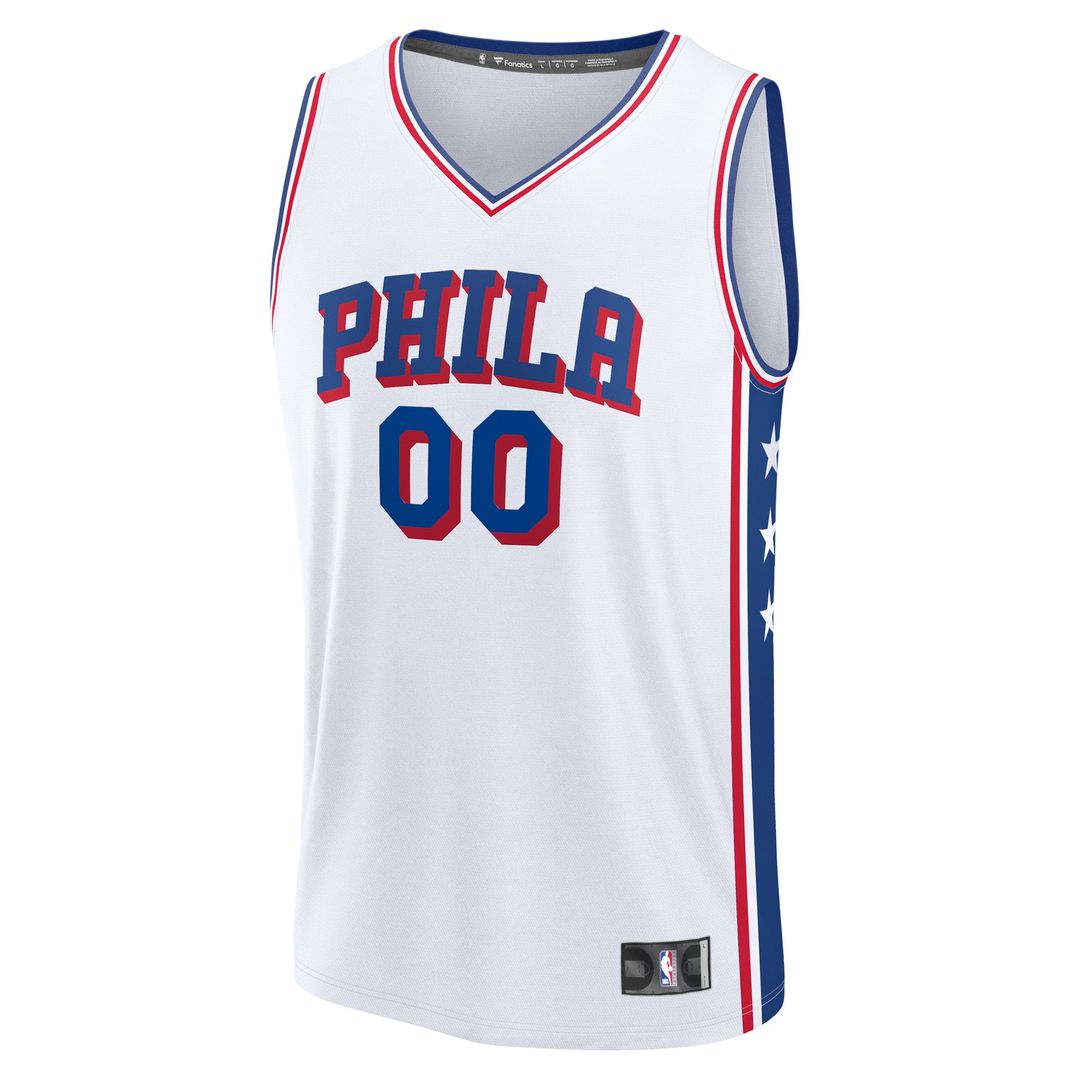 Philadelphia 76ers Fanatics Fast Break Custom Jersey - Icon Edition - Red