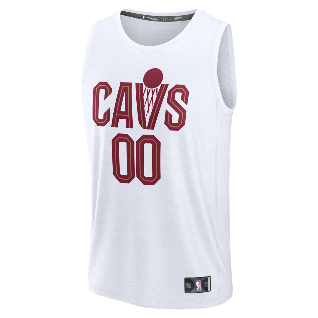 Cleveland Cavaliers Fanatics Youth Fast Break Custom Jersey - Statement Edition - Black