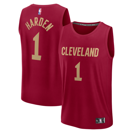 Cleveland Cavaliers James Harden Fanatics Youth Fast Break Replica Jersey - Icon Edition - Wine