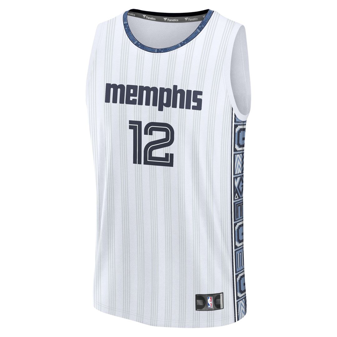Memphis Grizzlies Ja Morant Fanatics 2025/26 City Edition Fast Break Jersey - White