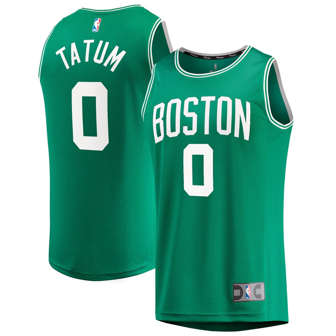 Boston Celtics Jayson Tatum Fanatics Fast Break Replica Jersey - Icon Edition - Kelly Green