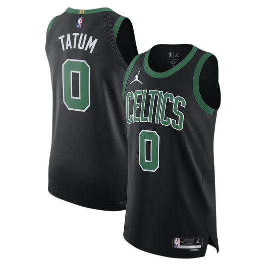 Boston Celtics Jayson Tatum Jordan Brand Authentic Player Jersey - Statement Edition - Black