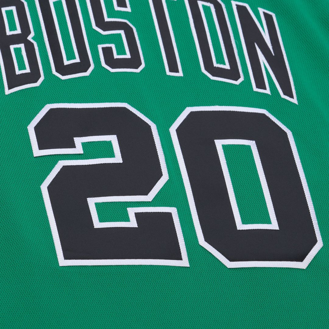 Boston Celtics Ray Allen Mitchell & Ness 2007 - 08 Hardwood Classics Authentic Jersey - Kelly Green