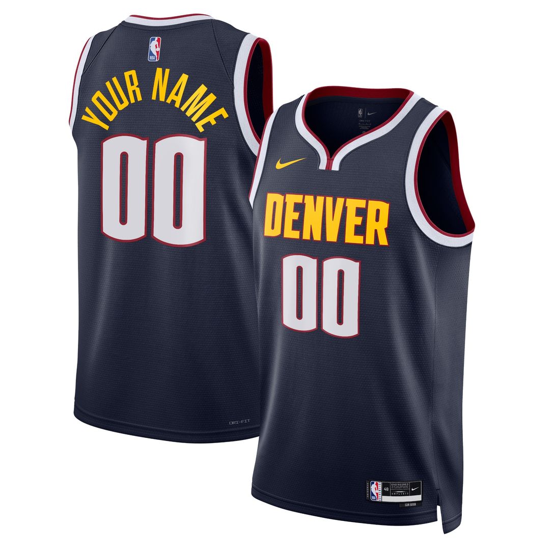 Denver Nuggets Nike Unisex Swingman Custom Jersey White - Association Edition