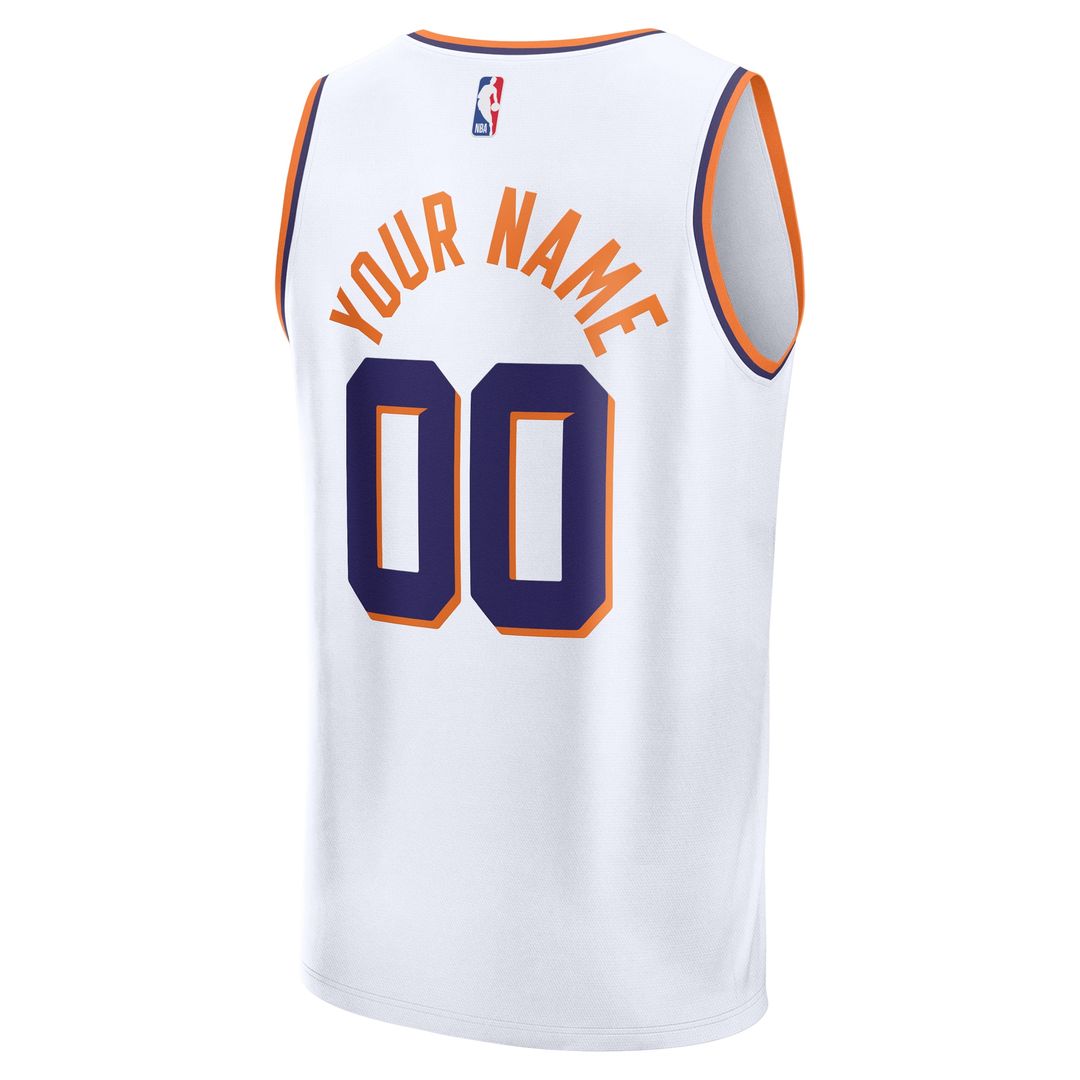 Phoenix Suns Fanatics Youth Fast Break Custom Replica Jersey - White - Association Edition