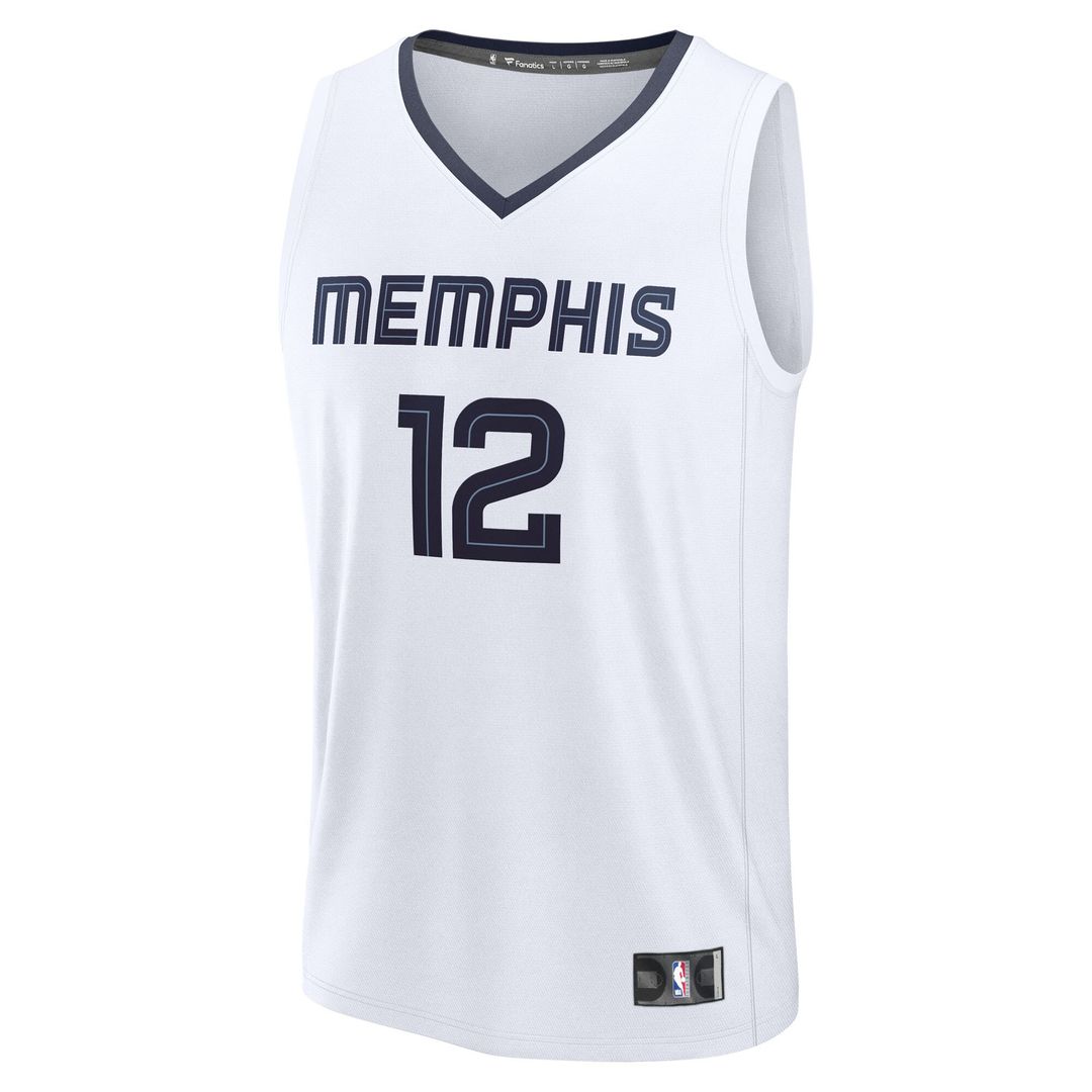 Memphis Grizzlies Ja Morant Fanatics Fast Break Replica Player Jersey - Association Edition - White