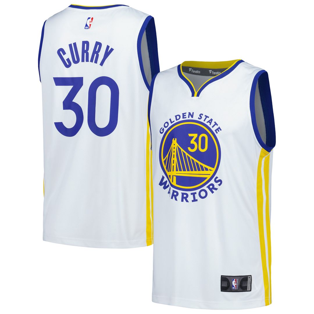 Golden State Warriors Stephen Curry Fanatics Fast Break Replica Player Jersey - Association Edition - White